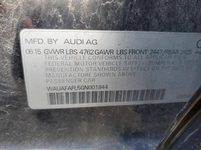 Photo 11 VIN: WAUAFAFL5GN001844 - AUDI A4 