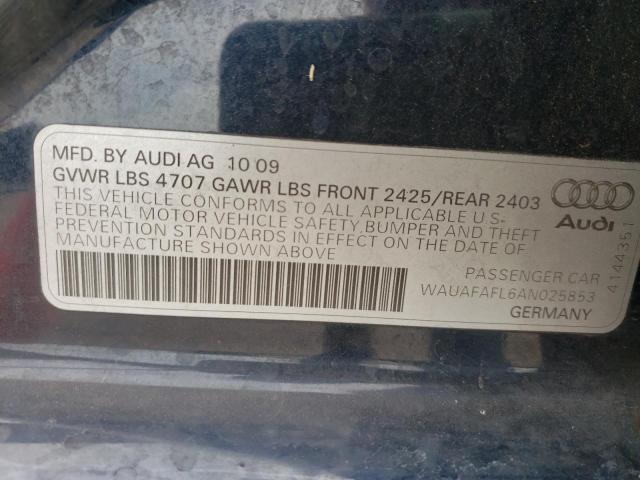 Photo 9 VIN: WAUAFAFL6AN025853 - AUDI A4 PREMIUM 