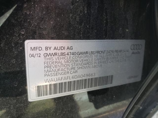 Photo 9 VIN: WAUAFAFL6DA049663 - AUDI A4 PREMIUM 