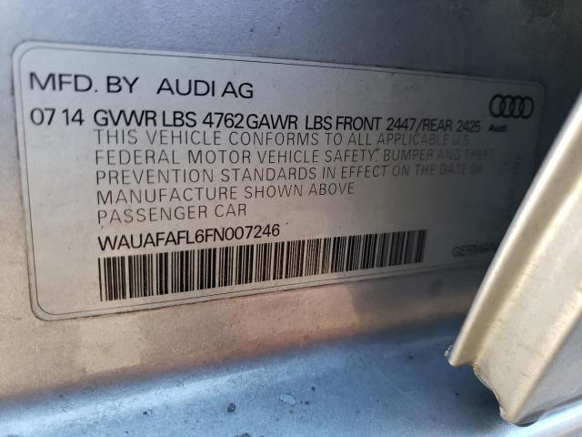 Photo 12 VIN: WAUAFAFL6FN007246 - AUDI A4 