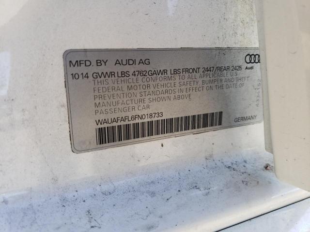 Photo 12 VIN: WAUAFAFL6FN018733 - AUDI A4 