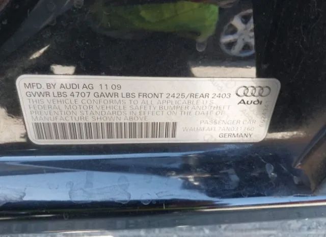 Photo 8 VIN: WAUAFAFL7AN031760 - AUDI A4 