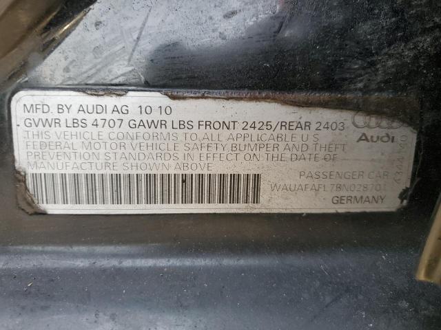 Photo 11 VIN: WAUAFAFL7BN028701 - AUDI A4 