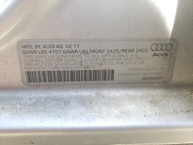 Photo 9 VIN: WAUAFAFL7BN044641 - AUDI A4 PREMIUM 