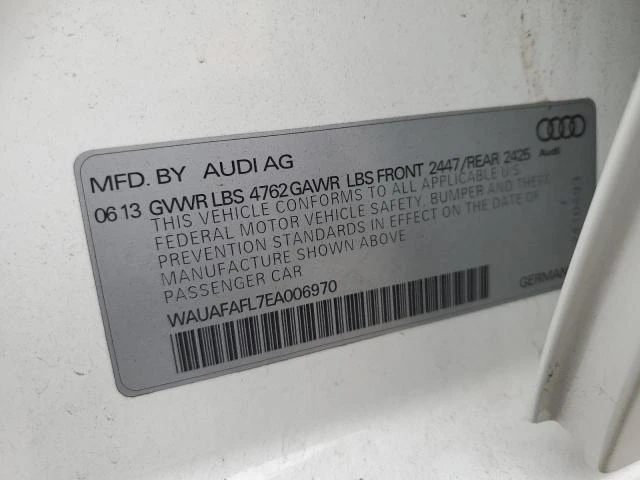 Photo 11 VIN: WAUAFAFL7EA006970 - AUDI A4 PREMIUM 