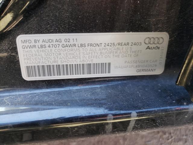 Photo 9 VIN: WAUAFAFL8BN043529 - AUDI A4 