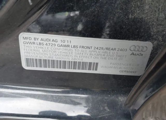 Photo 8 VIN: WAUAFAFL8CN012671 - AUDI A4 