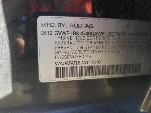 Photo 9 VIN: WAUAFAFL8DA117610 - AUDI A4 PREMIUM 