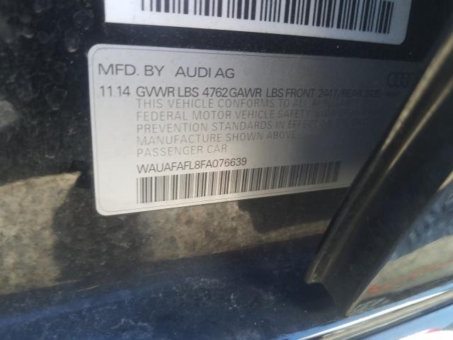 Photo 9 VIN: WAUAFAFL8FA076639 - AUDI A4 