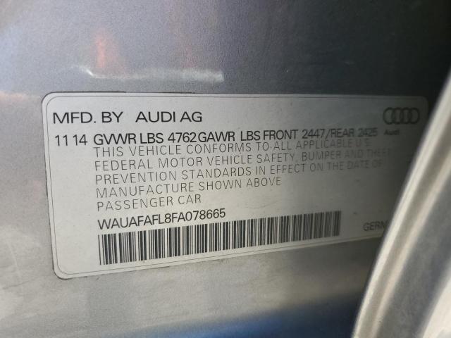 Photo 11 VIN: WAUAFAFL8FA078665 - AUDI A4 