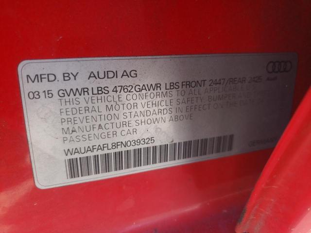 Photo 9 VIN: WAUAFAFL8FN039325 - AUDI A4 