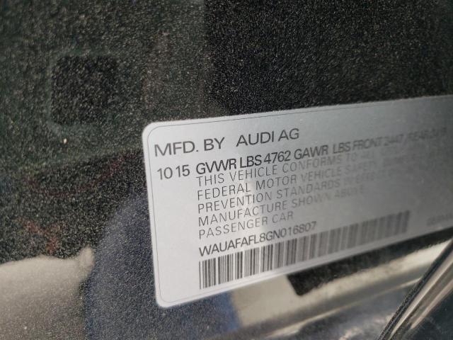 Photo 9 VIN: WAUAFAFL8GN016807 - AUDI A4 PREMIUM 