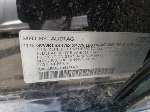 Photo 9 VIN: WAUAFAFL8GN017701 - AUDI A4 