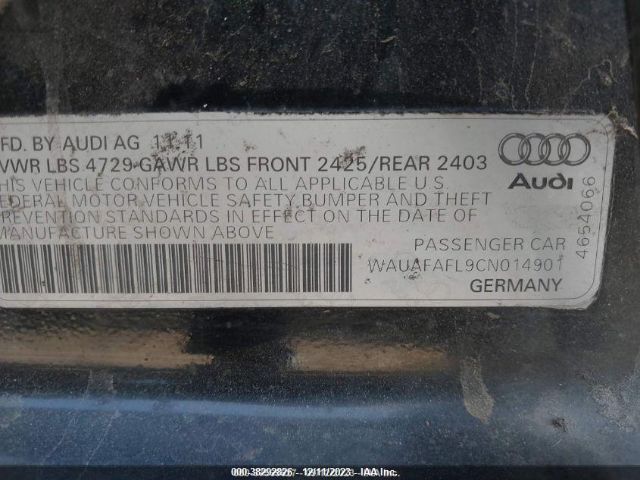 Photo 8 VIN: WAUAFAFL9CN014901 - AUDI A4 