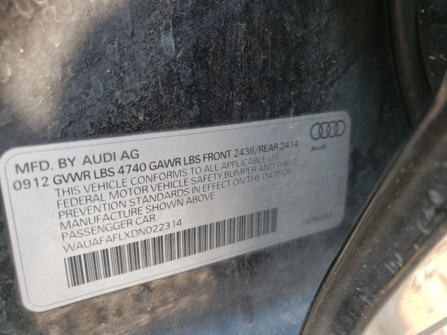 Photo 9 VIN: WAUAFAFLXDN022314 - AUDI A4 PREMIUM 