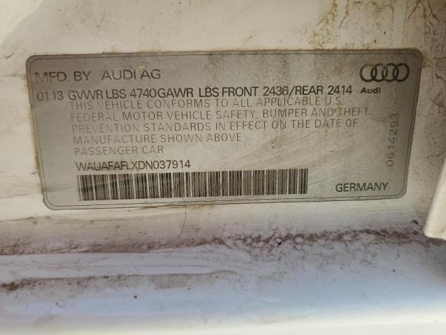 Photo 11 VIN: WAUAFAFLXDN037914 - AUDI A4 PREMIUM 