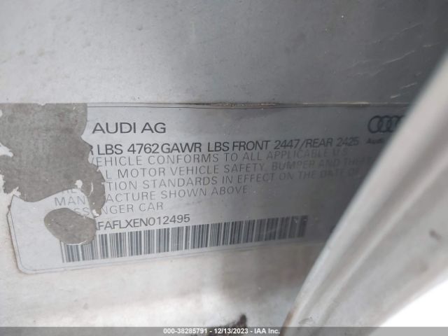 Photo 8 VIN: WAUAFAFLXEN012495 - AUDI A4 