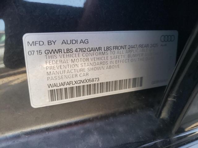 Photo 12 VIN: WAUAFAFLXGN005873 - AUDI A4 