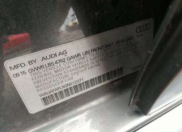 Photo 8 VIN: WAUAFAFLXGN012371 - AUDI A4 