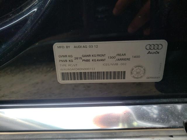 Photo 9 VIN: WAUAGAFD6DN000722 - AUDI A8 QUATTRO 