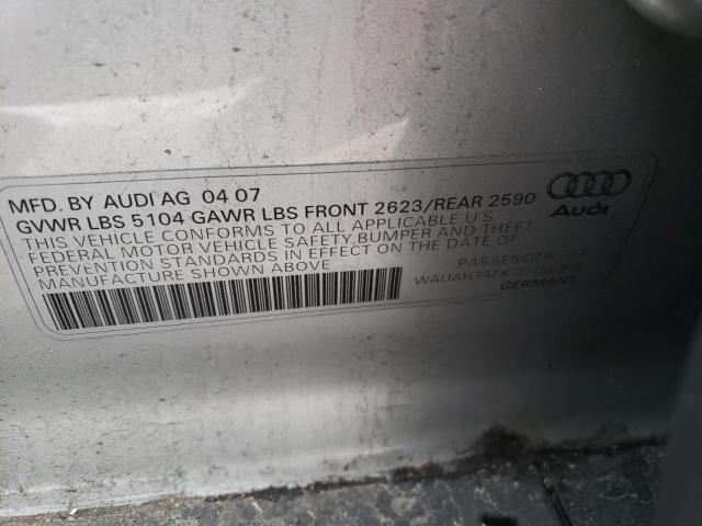 Photo 11 VIN: WAUAH74F87N156916 - AUDI A6 