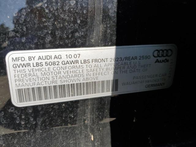 Photo 11 VIN: WAUAH74F98N063775 - AUDI A6 