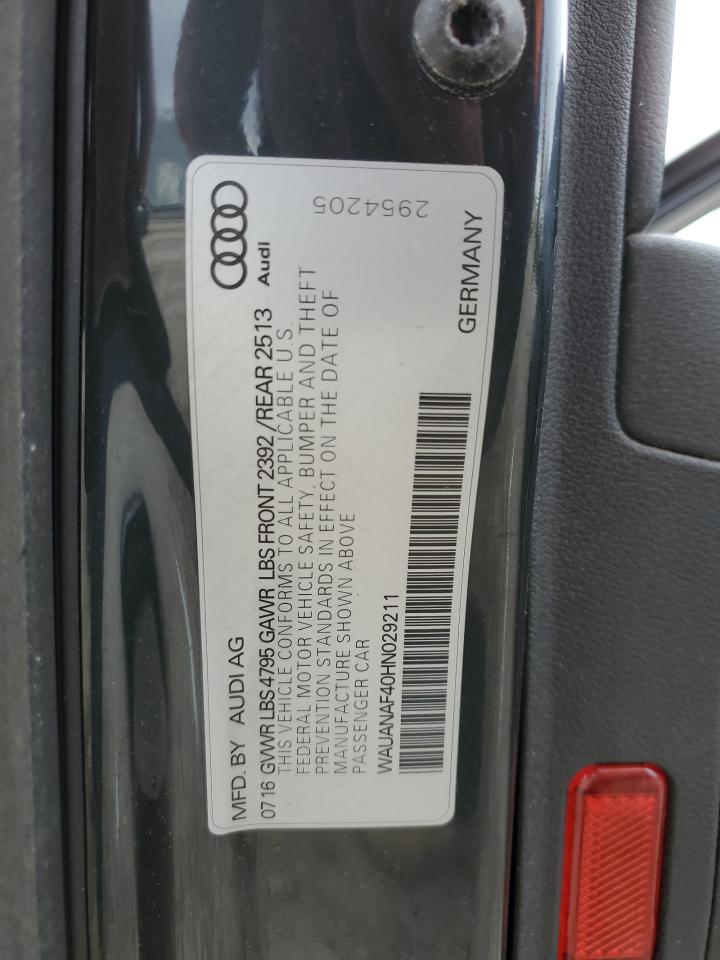 Photo 11 VIN: WAUANAF40HN029211 - AUDI A4 