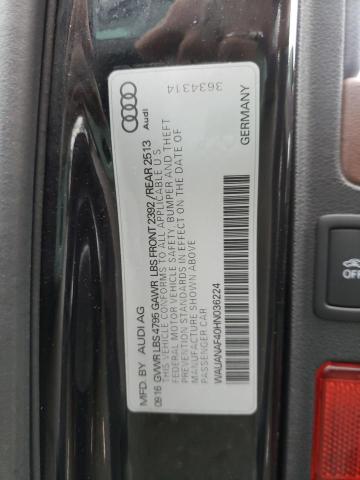 Photo 9 VIN: WAUANAF40HN036224 - AUDI A4 PREMIUM 