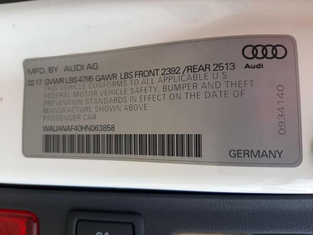 Photo 9 VIN: WAUANAF40HN063858 - AUDI A4 