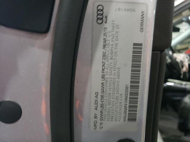 Photo 11 VIN: WAUANAF41HN002681 - AUDI A4 