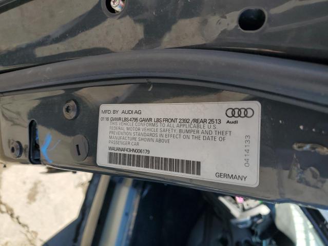 Photo 12 VIN: WAUANAF43HN006179 - AUDI A4 