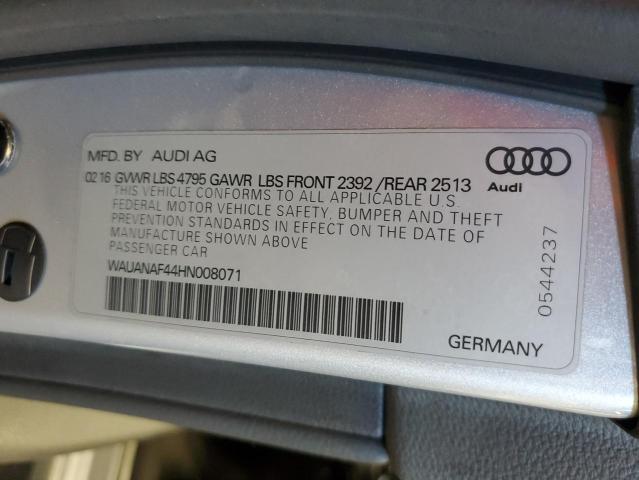 Photo 9 VIN: WAUANAF44HN008071 - AUDI A4 PREMIUM 