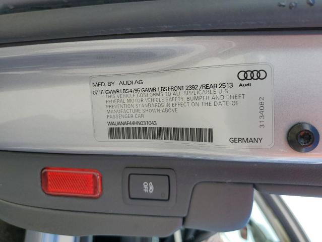 Photo 11 VIN: WAUANAF44HN031043 - AUDI A4 PREMIUM 