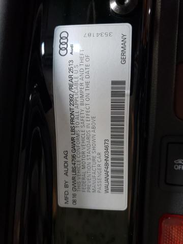 Photo 12 VIN: WAUANAF48HN034673 - AUDI A4 