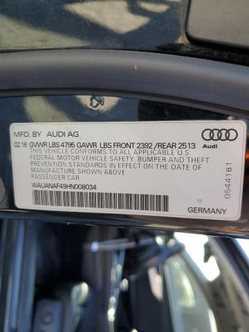 Photo 11 VIN: WAUANAF49HN008034 - AUDI A4 