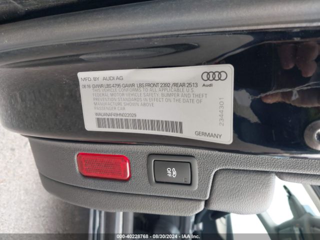 Photo 8 VIN: WAUANAF49HN022029 - AUDI A4 