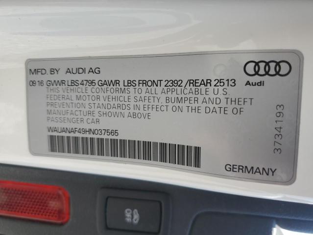 Photo 11 VIN: WAUANAF49HN037565 - AUDI A4 PREMIUM 