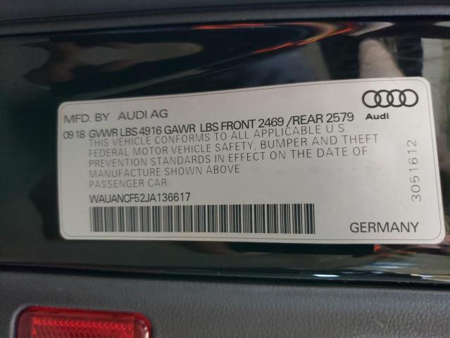 Photo 12 VIN: WAUANCF52JA136617 - AUDI A5 PREMIUM 