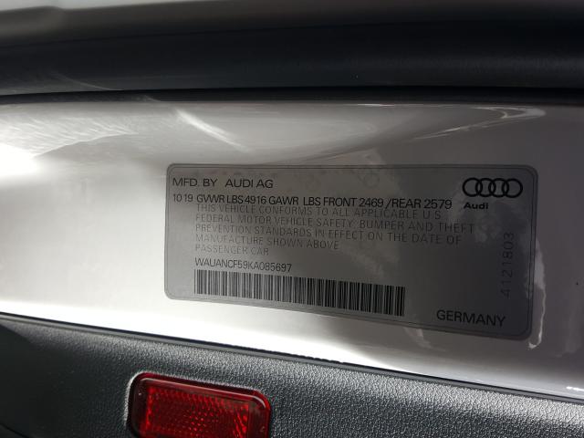 Photo 9 VIN: WAUANCF59KA085697 - AUDI A5 