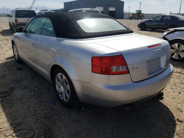 Photo 2 VIN: WAUAT48H83K015509 - AUDI A4 3.0 CAB 