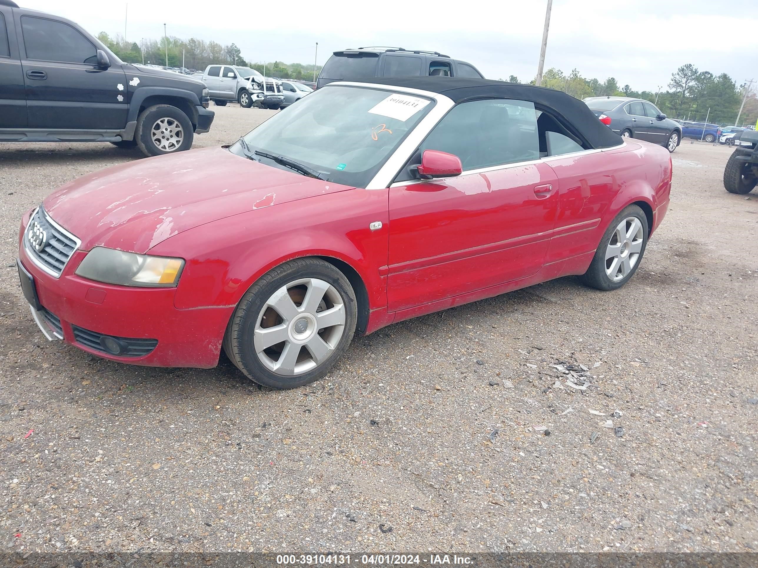 Photo 1 VIN: WAUAT48HX3K023935 - AUDI A4 