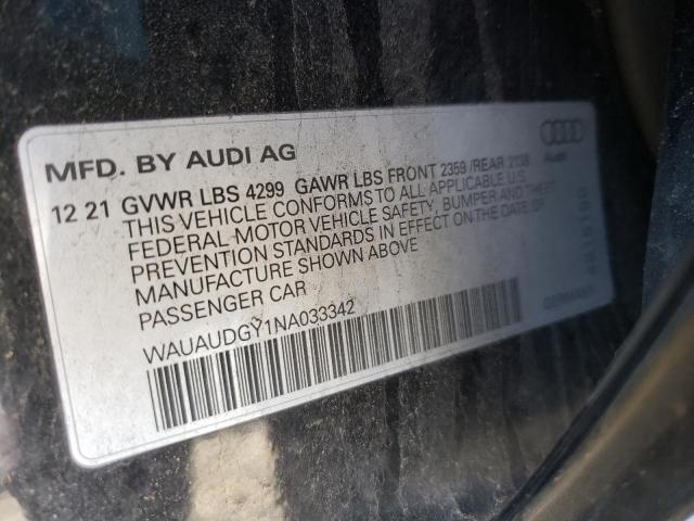 Photo 12 VIN: WAUAUDGY1NA033342 - AUDI A3 PREMIUM 