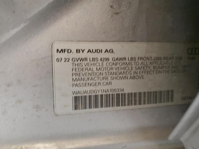 Photo 11 VIN: WAUAUDGY1NA105334 - AUDI A3 