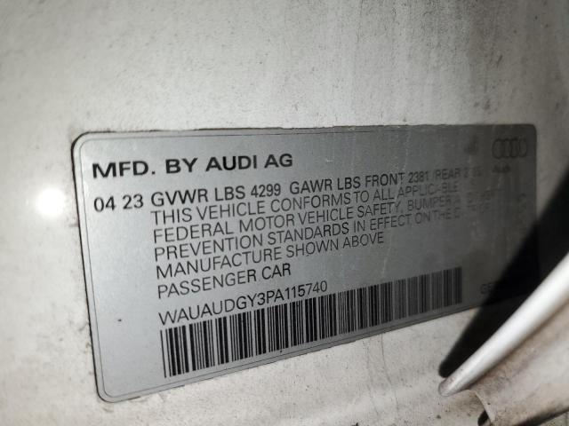 Photo 11 VIN: WAUAUDGY3PA115740 - AUDI A3 PREMIUM 