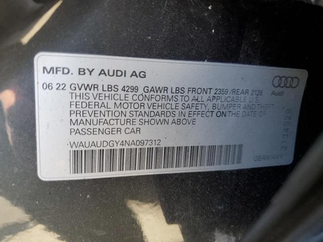 Photo 11 VIN: WAUAUDGY4NA097312 - AUDI A3 PREMIUM 