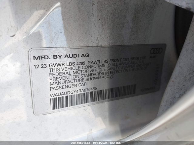 Photo 8 VIN: WAUAUDGY4RA076465 - AUDI A3 