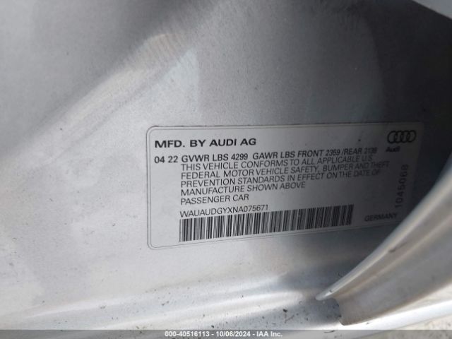 Photo 8 VIN: WAUAUDGYXNA075671 - AUDI A3 