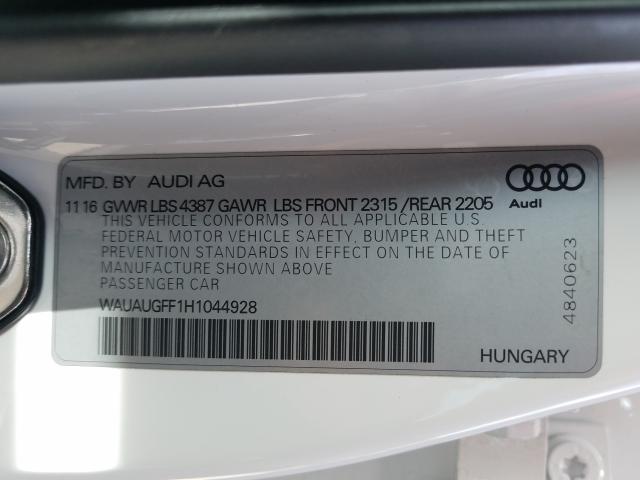 Photo 9 VIN: WAUAUGFF1H1044928 - AUDI A3 PREMIUM 