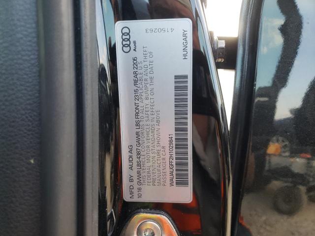 Photo 11 VIN: WAUAUGFF2H1029841 - AUDI A3 