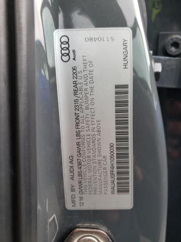 Photo 11 VIN: WAUAUGFF4H1050030 - AUDI A3 PREMIUM 